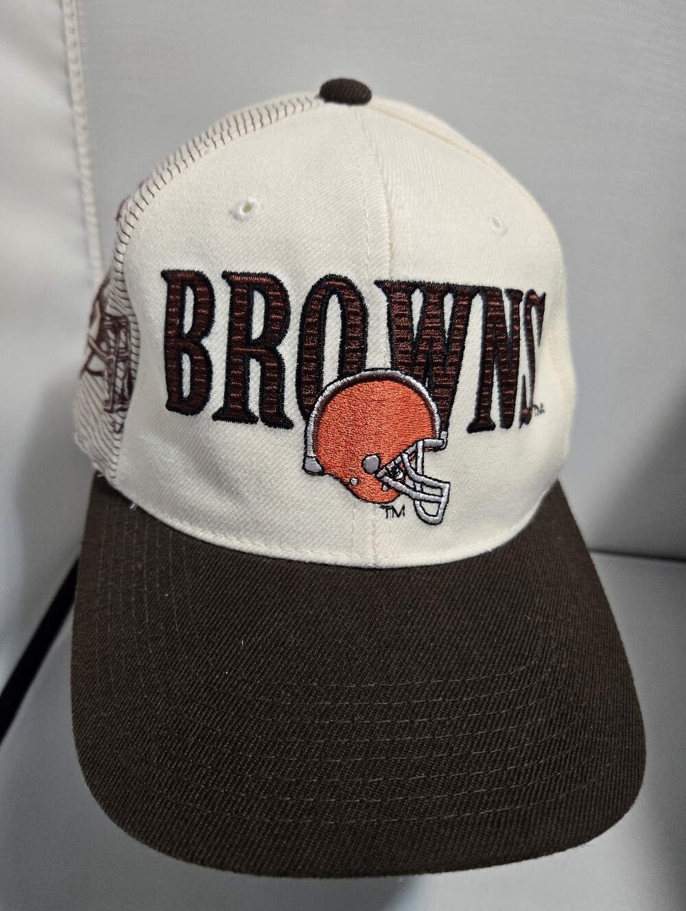 Vintage CLEVELAND BROWNS Multi-Color Shadow  NFL Pro Line Sports Specialties Hat
